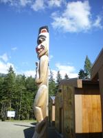 Totem Pole at Visitor Centre