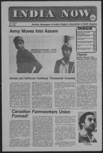 India Now Vol.3 No.5 - Canadian Farmworkers Union Formed
