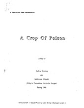 Vancouver Sath: A Crop of Poison