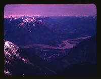 Fraser River at Hope - from Holy Cross [Isolillock Mountain], May 5, 1957