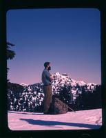 Peak of Crown [Mountain] - Russ Yard, Apr. 27, 1958