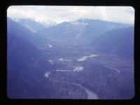 Squamish Valley from helicopter, April 16, 1965