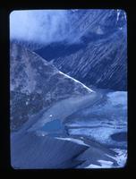 Niut Range - glacier & lakes above camp from Rusty [Peak], Aug. 23, 1967
