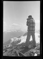 Paul Binkert on n.w. [northwest] peak - Silver Creek area, June 17, 1951