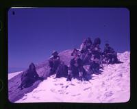Party on summit of Mt. [Mount] Baker, Aug. 21, 1955