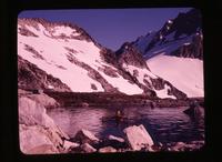 Zenith Lake 60: Pelion - Tant. [Tantalus] Pass - Howard in pool, July 25, 1960