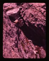 Zenith Lake 60: Jack in gully - Ossa (descent), July 25, 1960