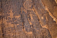 Mill Creek; Petroglyphs