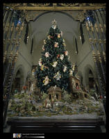 Christmas Tree with Neapolitan Crèche; "Angel Tree"