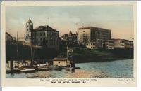 The Post Office - Court House & Malaspina Hotel From the Docks, Nanaimo, B.C.
