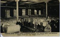 Finishing Room, Where Paper is Wrapped Weighed and Marked for Shipping, Powell River Co., Ltd., Powell River, B.C.