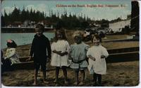 Children on the Beach, English Bay, Vancouver, B.C.