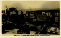 Birds Eye View From Bekins Building, Vancouver, B.C.