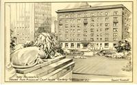 Hotel Devonshire, Viewed From Provincial Court House Gardens, Vancouver B.C.
