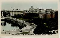 Empress Hotel From the Parliament Buildings, Victoria, Canada