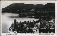Air View of Klitsa Lodge Sproat Lake, Vancouver Island