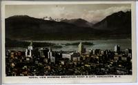 Aerial View Showing Brockton Point & City, Vancouver, B.C.