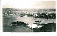 Aerial View Showing Brockton Point & City, Vancouver, B.C.