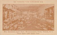 Mrs. Aaronson's Curio Store, 109 Government Street, Victoria, B.C.