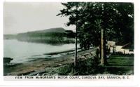 View From McMorran's Motor Court, Cordova Bay, Saanich, B.C.