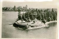 [View of the Brockton Point lighthouse in Vancouver, B.C.]
