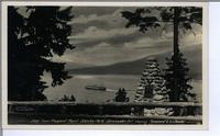 View from Prospect Point, Stanley Park, Vancouver, B.C. showing Monument to S.S. Beaver