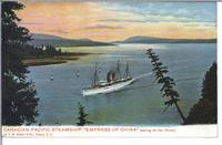 Canadian Pacific Steamship ""Empress of China"" leaving for the Orient