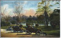 Autos in Beacon Hill Park, Victoria, B.C.