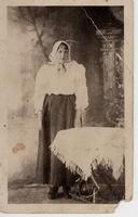 [Portrait of a Doukhobor woman in an unknown location]