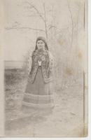 [Portrait of a Doukhobor woman in an unknown location]