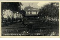 Garden at C.P.R. Station, Cranbrook, B.C.