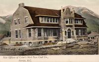 New Offices of Crow's Nest Pass Coal Co., Fernie, B.C.