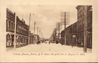 Victoria Avenue, Fernie, B.C. before the great fire of August 1st 1908