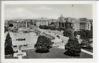 Post Office, Belmont Building and Empress Hotel, Victoria, B.C. Canada