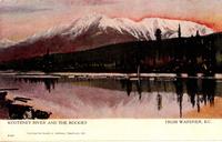 Kootenay River and the Rockies From Wardner, B.C.
