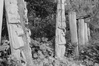 Row of Mortuary Posts at Old Kasaan