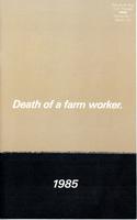 Death of a farm worker - United Farm Workers of America
