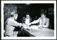 Jensen Mushroom Farm signing a first contract, July 30, 1982.