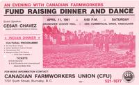 An Evening with Canadian Farmworkers : Fundraising Dinner and Dance