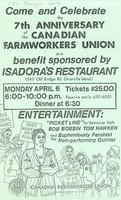 An Evening Come and Celebrate - 7th Anniversary of the Canadian Farmworkers Union