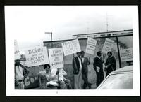 Farm Workers Organizing Committee rally, Mission, BC, May 13, 1979. Down with the Contract System.