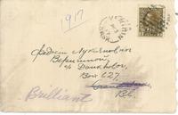 [Letter] 1917 January 3, Verigin St. [Station] [to Fedosia Verigina]