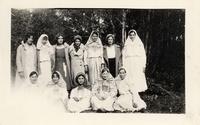 [Photograph of Doukhobor women gathering]