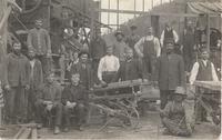 [Photograph of Doukhobor construction workers]