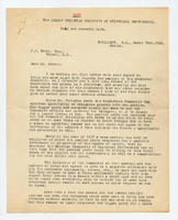 [Letter] 1926 March 10, Brilliant, B.C. [to] J. A. Forin, Esq., Nelson, B.C.