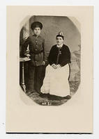 [Photograph of Doukhobor woman and child, c. 1900s]