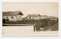 [Photographic postcard of a Doukhobor Village, Saskatchewan, c. 1900s]