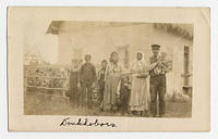 [Photographic postcard of a Doukhobor family, c. 1907]