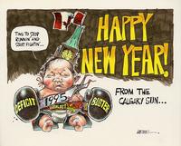 Happy New Year! From the Calgary Sun... "Time to stop runnin' and start fightin'..."
