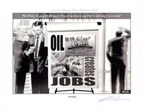 Sterling Cooper Draper Pryce screws up the Enbridge account; Oil creates jobs